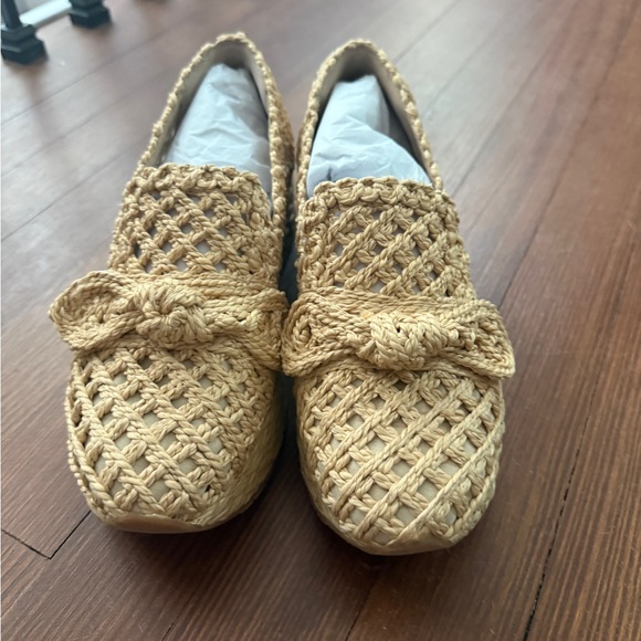 Dolce Vita Woven Tan Wedges - Picture 1 of 4